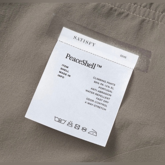 Satisfy - Men’s Peace Shell Climbing Pants - Col: Falcon Size:0(Xs. - Picture 7 of 10